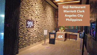 Goji Kitchen + Bar Clark Marriott, Angeles City in 4K