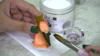 How to apply acrylics nails | ต่อเล็บอะคริลิค สำหรับมือใหม่ | PhingPhing