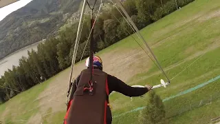 DANGEROUS START HANG-GLIDER ŻAR