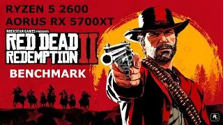 Red Dead Redemption 2 PC - Ryzen 5 2600 + Aorus RX 5700XT / 1080P Ultra High Benchmark