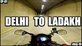 Delhi to ladakh by bike | Delhi to ladakh via srinagar | EP1