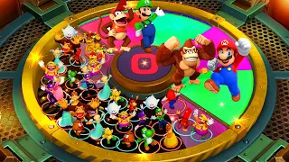 Super Mario Party - Man Battle - Mario vs Luigi vs Donkey Kong vs Diddy Kong