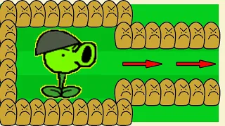 99 Gatling Pea Vs Giga Gargantuar Vs Dr. Zomboss - Plants vs Zombies Paint Mode