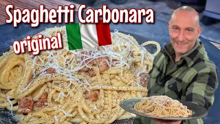 Spaghetti Carbonara original italienisch - Westmünsterland BBQ