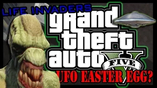 GTA V | LIFE INVADERS UFO EASTER EGG | UNFOUND ? | Mount Chiliad Mystery ?|