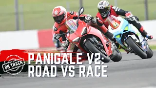 John McGuinness: Ducati Panigale V2 Shootout (Race vs Road)