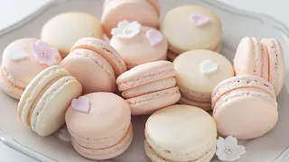 Cherry Blossoms Macarons｜HidaMari Cooking