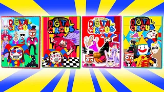 THE AMAZING DIGITAL CIRCUS 1,2,3,4 STORY GAMING BOOK / RAGATHA, GLOINK QUEEN, KAUFMO STORY SQUISHY