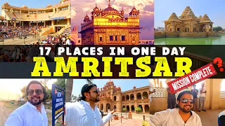 Ep2 Top tourist places of Amritsar in 1 day | Wagha Border, Golden Temple, Partition Museum Amritsar