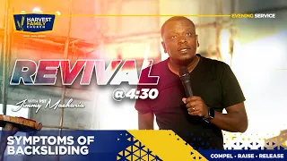 Symptoms of backsliding | Pastor Jimmy Macharia | Burden series