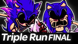 Triple Run Final - Xenophanes vs Sonic.exe | Friday Night Funkin'