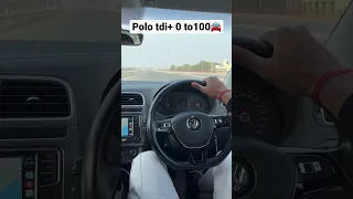 Polo ka speed test (0 to 100)  kya hi power hai bhyi polo me🤯 #car #speed #race #drift #trending