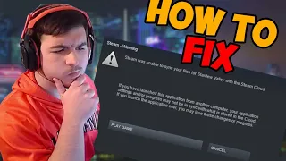 How to FIX "steam was unable to sync your files" (2022)