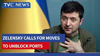 Zelensky Calls For Moves To Unblock Ports