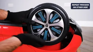 How To Attach The Wheels On The Mercedes Benz EQC 4Matic Kids Ride on Car