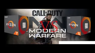 Ryzen 5 3600X vs Ryzen 7 2700X in Call of Duty Modern Warfare using GTX 1660 SUPER