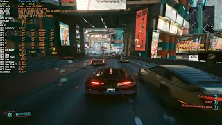 Cyberpunk 2077 - GTX 1080 8GB Palit GameRock Premium + 9900K@5.2GHz + RAM 3866MHz 1080p.