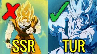 SSR and TUR Heart Virus Goku Side By Side Super Attack Animation | DBZ Dokkan Battle