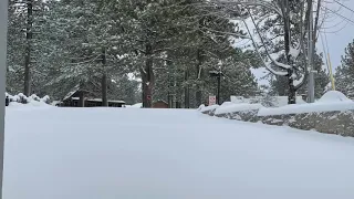 Big Bear December2020 We see snow for the 1st time