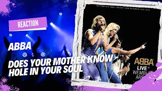 AMAZING! | FIRST TIME REACTION | ABBA - Does Your Mother Know & Hole In Your Soul (Live) Reaction