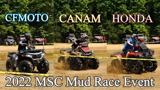 2022 CFMOTO 600 vs Canam 570 vs Honda Rubicon Mud Race Event