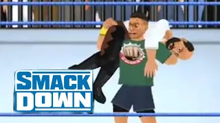 John Cena attacks Baron corbin: SmackDown,July 30,2021