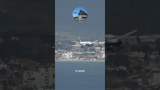 British Airways in Line for Landing at Gibraltar