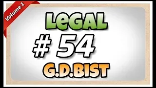 # 54 | 100 wpm | Legal | G.D.Bist | Volume 1