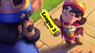 REACHING A NEW LEAGUE IN CLASH ROYALE!