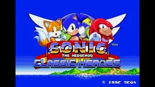 Sonic Classic Heroes - Genesis Hack - 100% Walkthrough (All 14 emeralds)