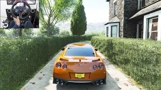 1100BHP Nissan GT-R R35 - Forza Horizon 4 | Logitech g29 gameplay