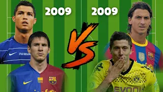 2009 Ronaldo-Messi vs 2009 Lewandowski-Ibrahimovic💪