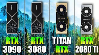 RTX 3090 vs RTX 3080 vs TITAN RTX vs RTX 2080 Ti | Battle Among the Monsters!!!