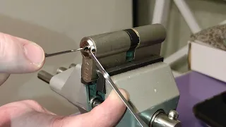 Opening the lock KALE 164 snc (6 pins). Вскрытие замка KALE 164 SNC (6пинов)