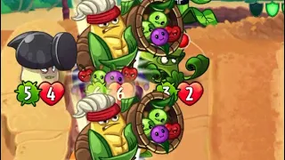 Pvz Heroes Godly combo Pearadise Lost Cornucopia x2 Molekale X2 Great zucchini x2 AstroVera x2 Lvl50