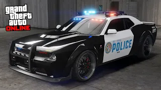 Police Gauntlet Interceptor (Dodge Challenger SRT Police) | GTA 5 DLC Vehicle Customization