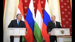 Пресс-конференция по итогам российско-венгерских переговоров