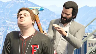 GTA V PC Michael Kills Jimmy (Editor Rockstar Movie Cinematic Short Film)