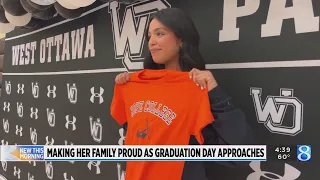 West Ottawa senior to become first in her family to graduate high school