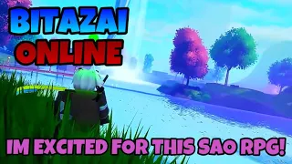 IM EXCITED FOR THIS SAO RPG! | Roblox | [Bitazai Online]