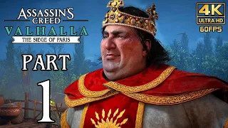 Assassin’s Creed Valhalla: The Siege of Paris Walkthrough PART 1 (PC) @ 4K 60ᶠᵖˢ ✔