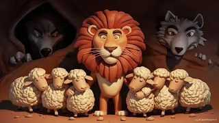 🦁 The Good Shepherd Lion 🦁, animated story for christian children. inspired from John chapter 10.