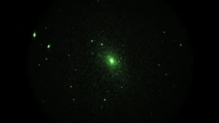 M81 & M82 Galaxies via L3 Unfilmed P43 Night Vision in Real Time