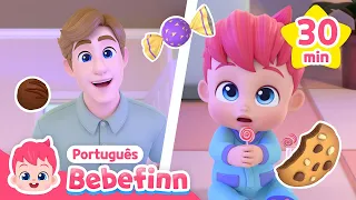 Canção do Sim, Papai e mais | + Completo | Música infantil | Bebefinn em Português- Canções Infantis