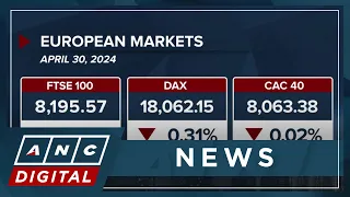 European markets mostly lower as investors digest key economic, corporate releases | ANC