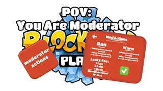 POV: You Are Moderator in BlockStarPlanet
