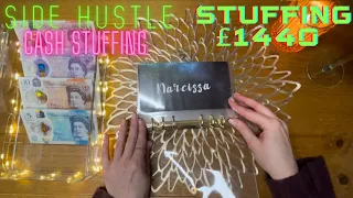 SIDE HUSTLE CASH STUFFING | STUFFING £1440 | ETSY BUSINESS STUFFING | UK CASH STUFFING