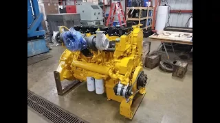 Caterpillar C-18 Rebuild Time Lapse