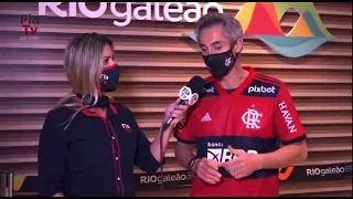 Chegada de Paulo Sousa novo tecnico do Flamengo no Rio de Janeiro.