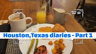 Houston diaries - Part 1 | Beautiful Morning at The Woodlands Waterway | Shopping places